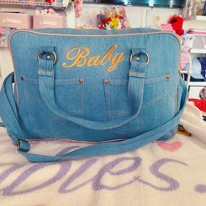 Jean diaper bag vintage rare